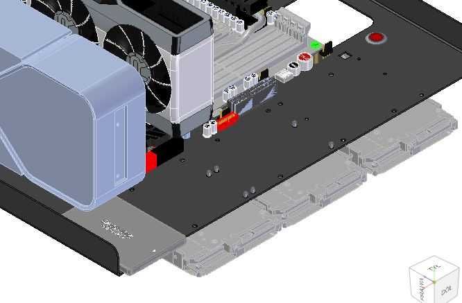 Obudowa RACK do szafy 19 cali R-CASE 1 RAW / - 10 kart rozszerzeń