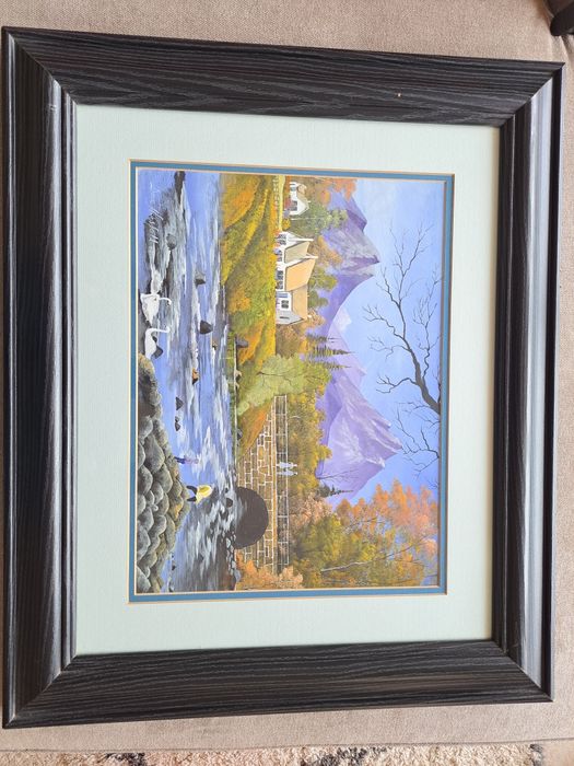 Pinturas originais emolduradas