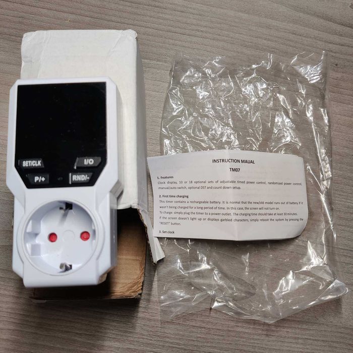 Розетка з таймером