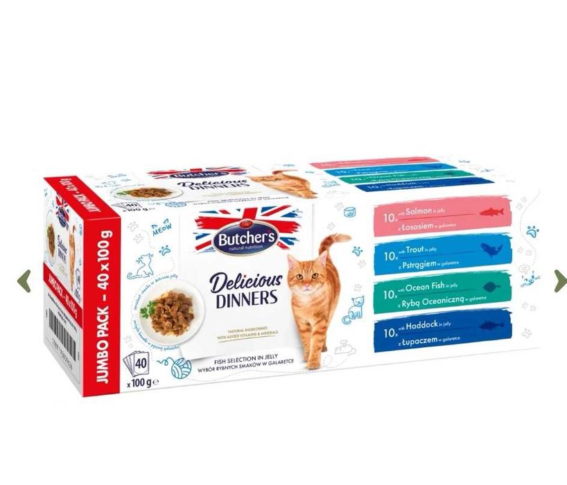 Butcher's 40x100g saszetki karma dla kota