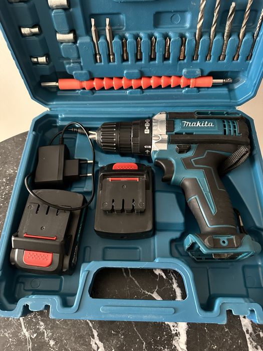 ‼️АКЦІЙНА ЦІНА‼️ Шуруповерт акцмуляторний, кейс, інструмент, дрелька