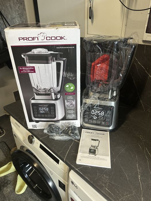 Професійний блендер ProfiCook PC-UM 1127 (2000 Вт, чаша 2 л) – Новий / В ідеалі