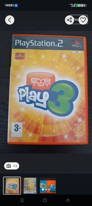 Eye Toy Play 3 PlayStation 2