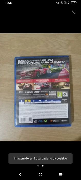 Jogo de carros para a PlayStation 4.