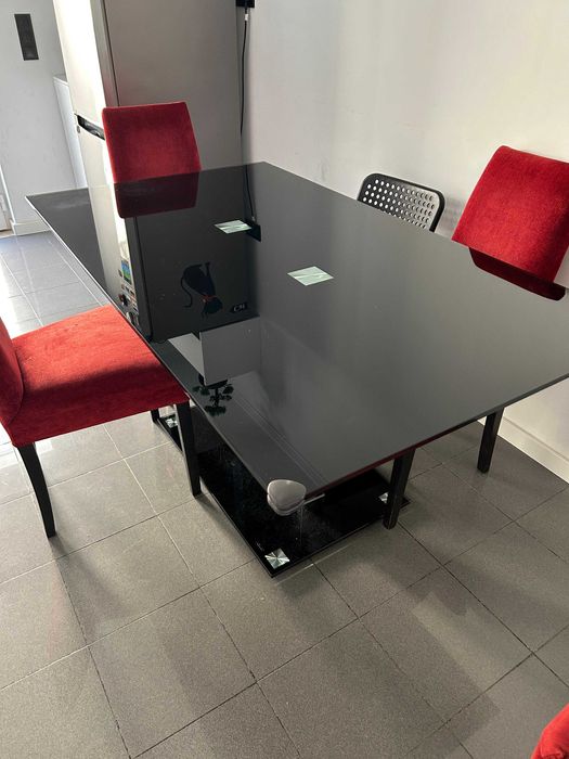 Mesa Vidro 160CM