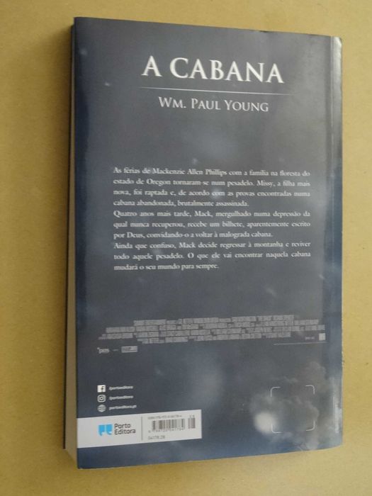 A Cabana de Wm. Paul Young - 1ª Edição