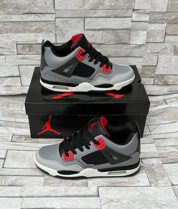 Jordan 4 retro meskie szare buty nowe 43 | PROMOCJA 50%