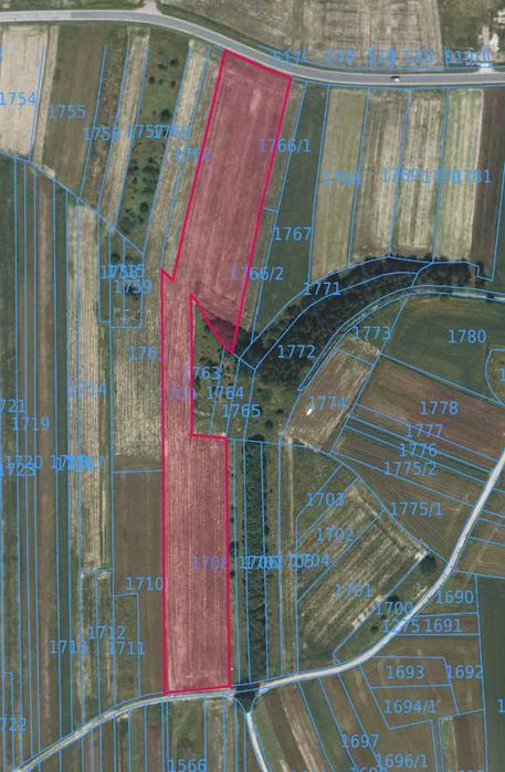 Na sprzedaż działka rolna 1,49 ha – Rusocice - Widok 2