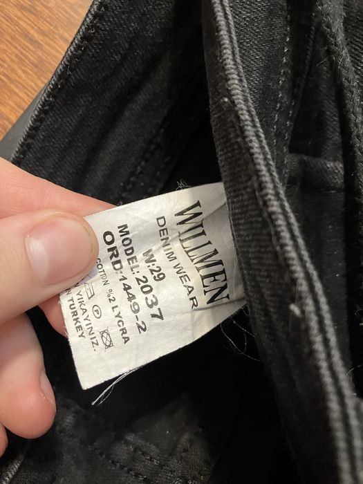 Чорні підліткові джинси 29 розмір