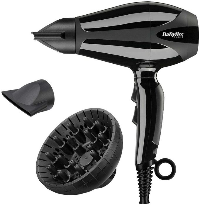 Secador de Cabelo Compact Pro 2400 6715DE 2400W (Preto) - BABYLISS