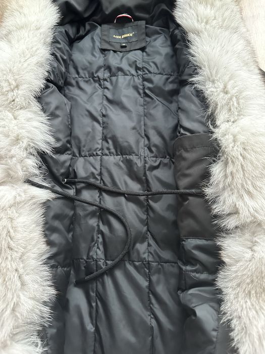 Stylowa parka z naturalnym futrem