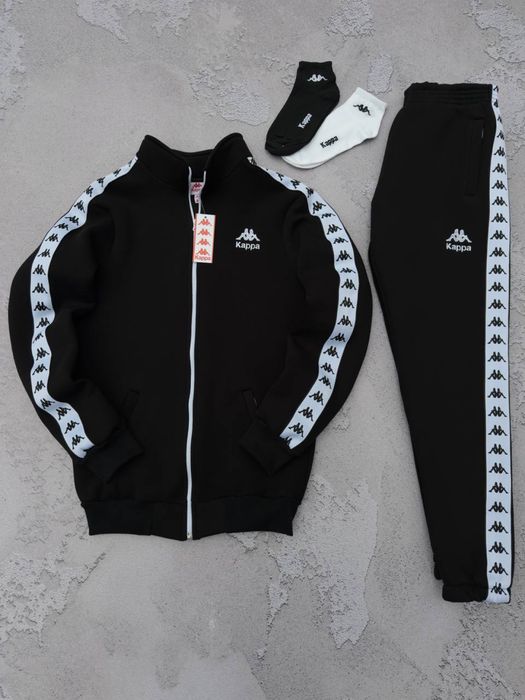 Чоловічий зимовий спортивний костюм каппа Kappa [S,M,L,XL,XXL] + шкарпетки в подарунок!