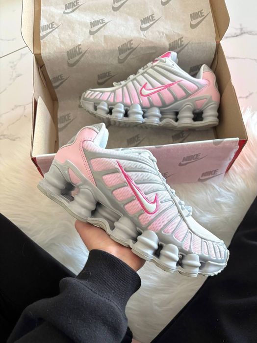 Кросівки Кроссовки Nike Shox TL Pink Foam Grey Pink Серый Розовый Сірий рожевий Кросовки демісезон
