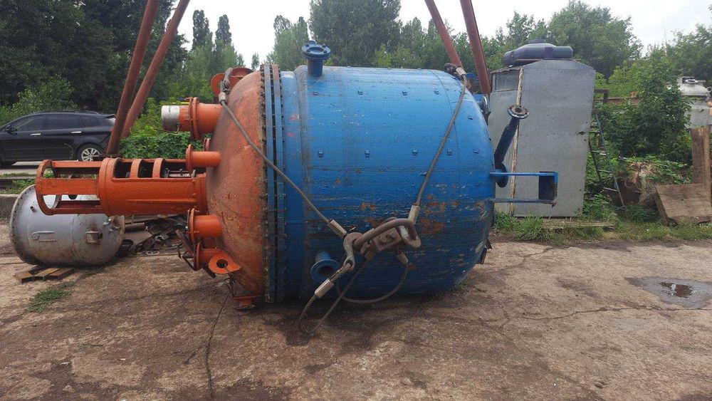 Реактор нержавеющий с паровой рубашкой 5 м3, сборник, емкость.