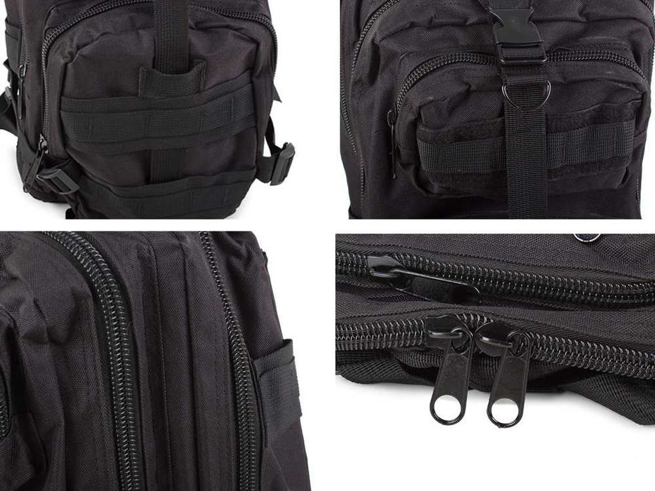 Plecak taktyczny wojskowy militarny survival 30l Czarny