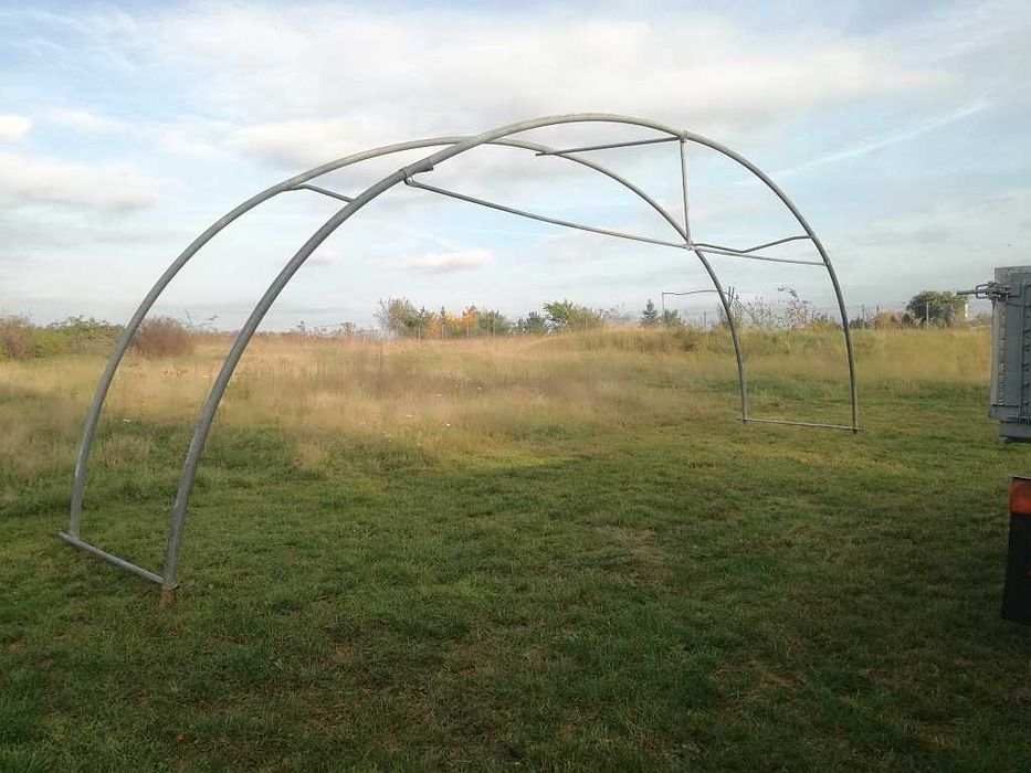 Konstrukcja Hali Łukowej Namiotowej 9x12 Wiata Tunel Stelaż Ocynk
