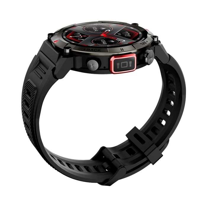 smartwatch veltori vt140-1 czarny pasek silikonowy