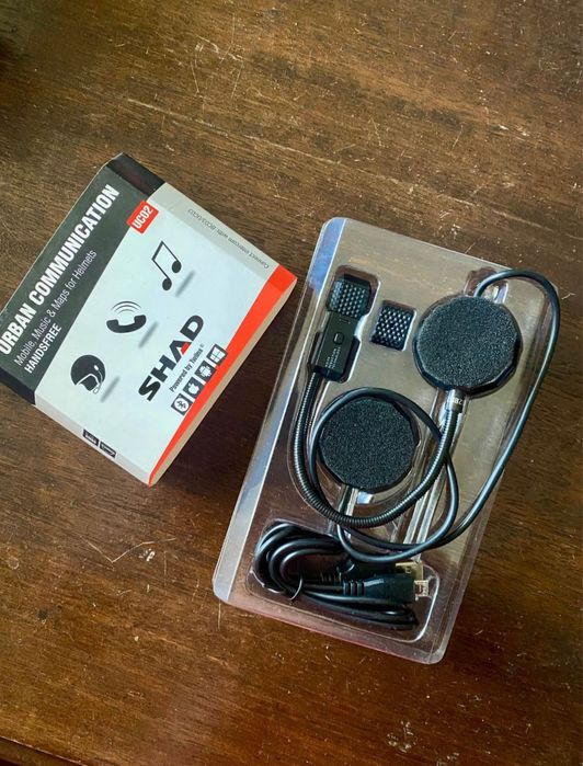 Comunicação capacete moto - Intercom shad novo