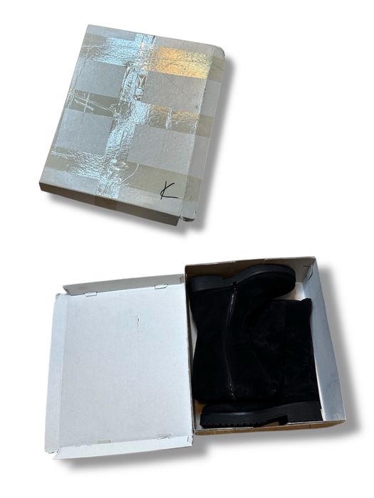 Ботфорти Vera Gomma натуральна замша розмір 36 сині