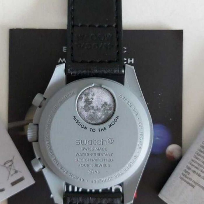 Omega x Swatch Mission Moon SO33M100 - Diamentowy Blask