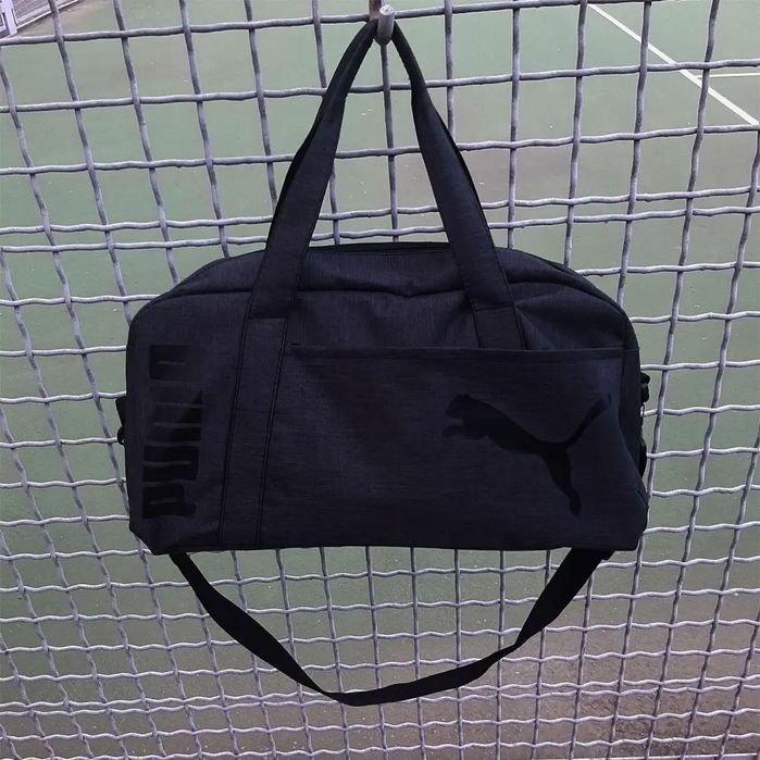 Спортивная дорожная черная сумка Puma / сумка мужская в спортзал