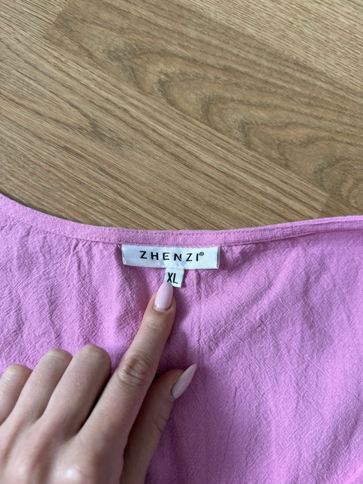 Różowa sukienka zhenzi XL