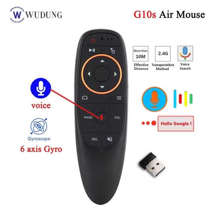 Air Mouse G10s ~ аеропульт з гіроскопом та мікрофоном, пульт Android