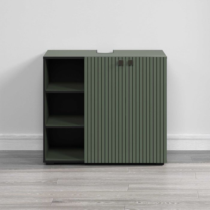 Szafka łazienkowa z umywalką CERAMICZNĄ WYSOKA JAKOŚĆ nowa 90x53cm