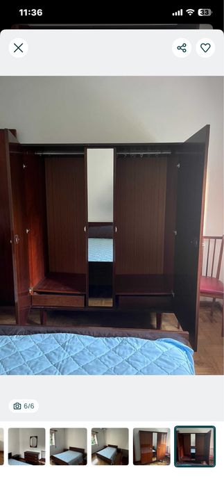 Mobilia de quarto Completa linhas direitas