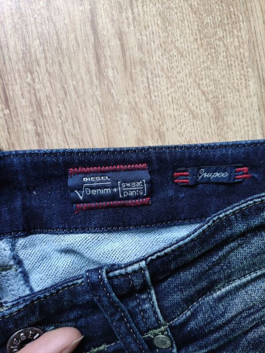 Jeansy diesel Denim + sweat pants 25 xs 34