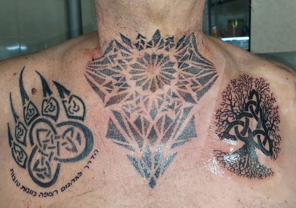 Перекрытие шрамов. Татуировка Днепр