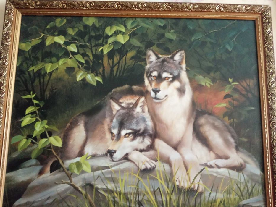 Картина в раме горизонтальная