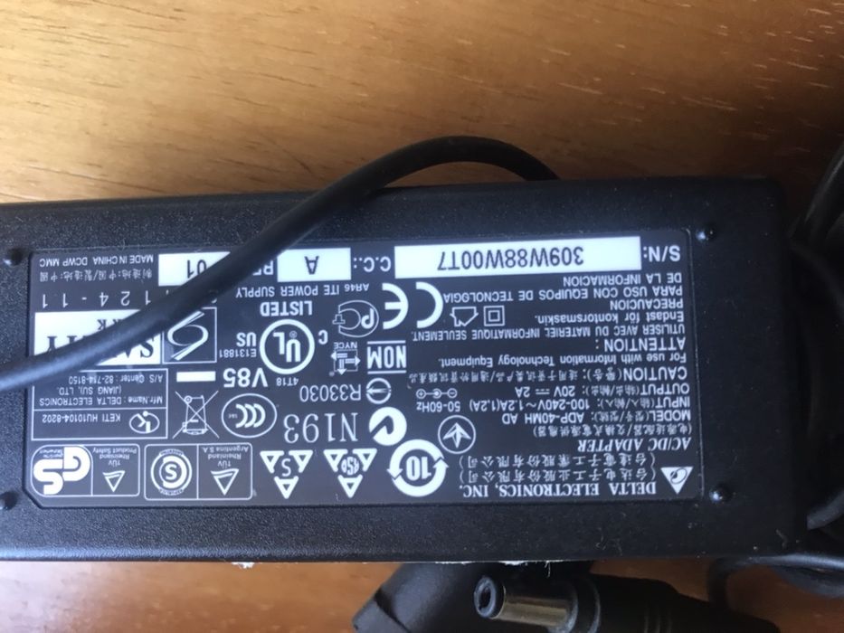 Carregador toshiba / outro para acer