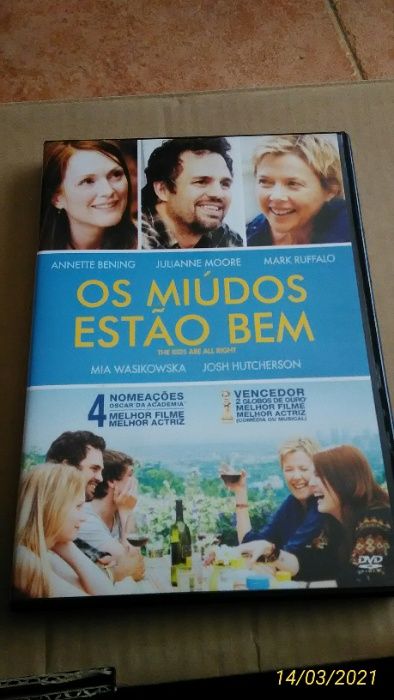 DVD Os Miúdos Estão Bem ENTREGA JÁ Filme Julianne Moore Bening Kids