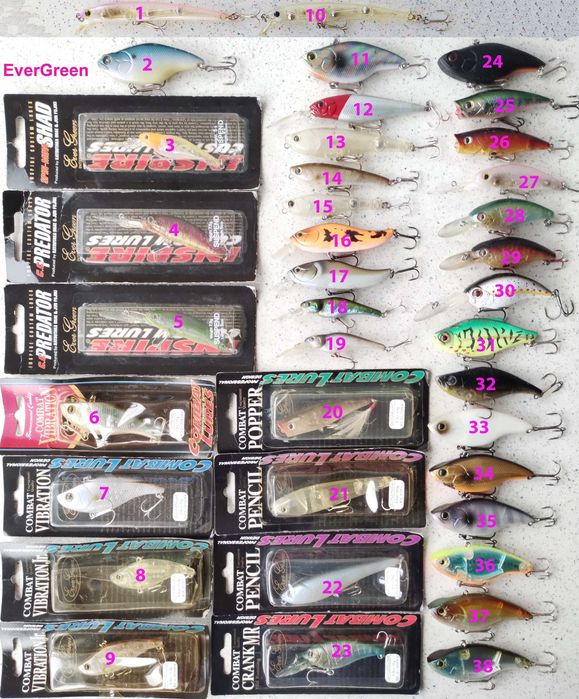 Воблеры Raid APIA Zipbaits IMA Duo Tiemco Ken Craft: 450 грн