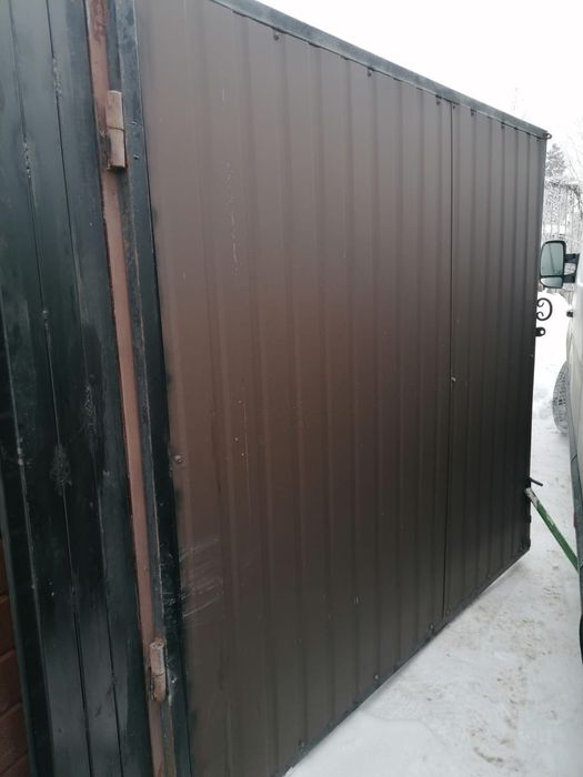 Ворота  розпашні  з металопрофеля