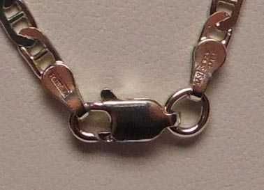 Srebrny łańcuszek wzór Gucci 51 cm. 2,8 mm.