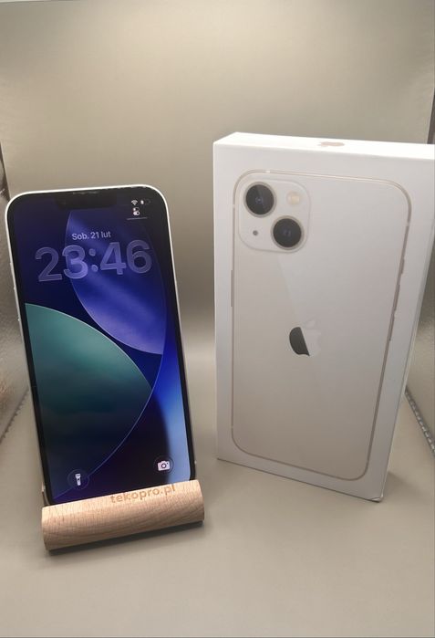 iPhone 13 128GB – Biały | Stan Bardzo Dobry | Kondycja 100%