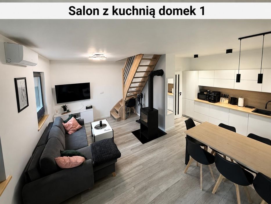 Domek 8-os. z prywatnym basenem i tarasem. Klimatyzacja