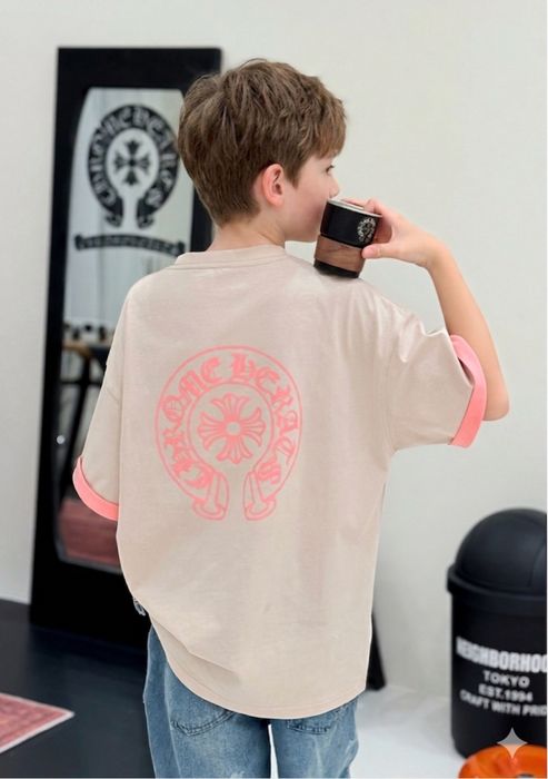 Футболка для хлопчика chrome hearts 140-150