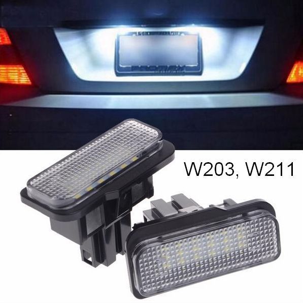 Диодная подсветка номера Mercedes W220 W210 W211 W203 W204 W212