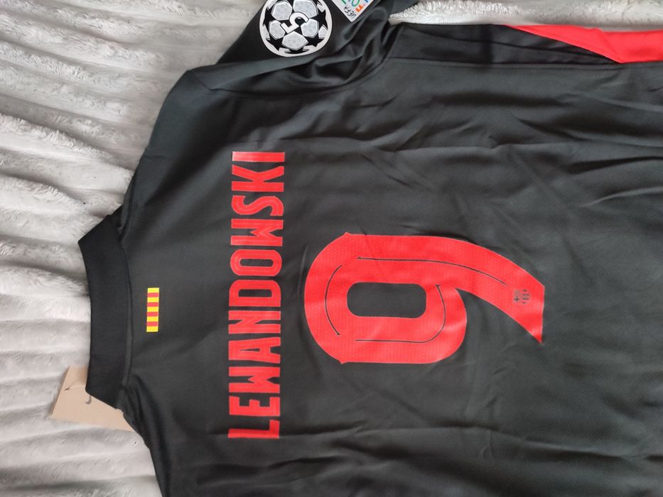 Koszulka piłkarska FC Barcelona Robert Lewandowski 9 rozmiar XXL