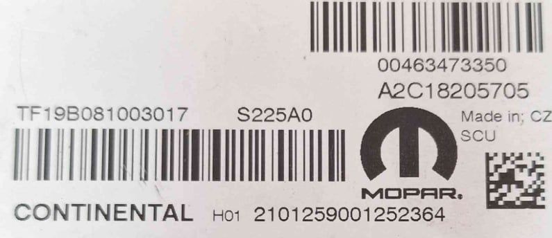 Módulo Eletrónico A2C18205705 - FIAT FIORINO Caixa/monovolume