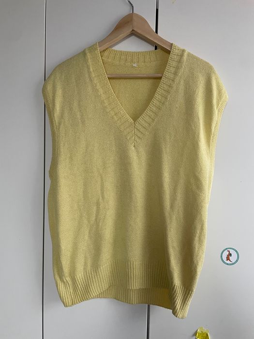Żółty bezrękawnik kamizelka r. 40