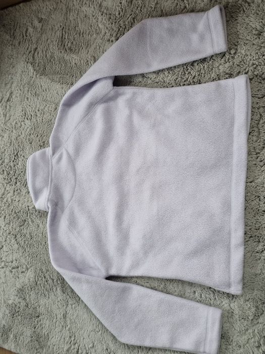 Liliowy polar ciepły damski rozmiar S/M Jerzees