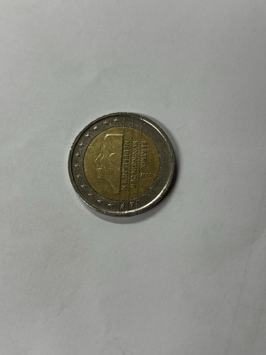 Moeda 2€ 2001 Beatrix Koningin der Nederlanden