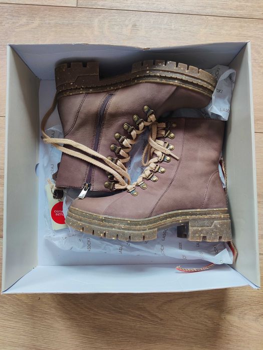 Trzewiki Lasocki r.36 brązowe NOWE