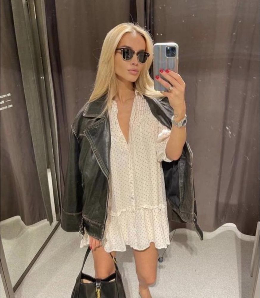 Косуха zara натуральна шкіра: 6 000 грн. - Косухи Солгутове на Olx