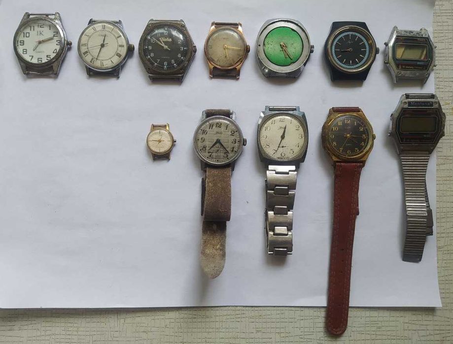 Продается коллекция наручных часов СССР