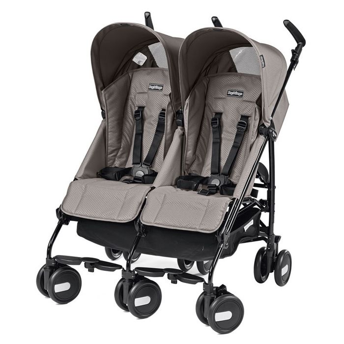 peg perego pliko mini twin stroller beige